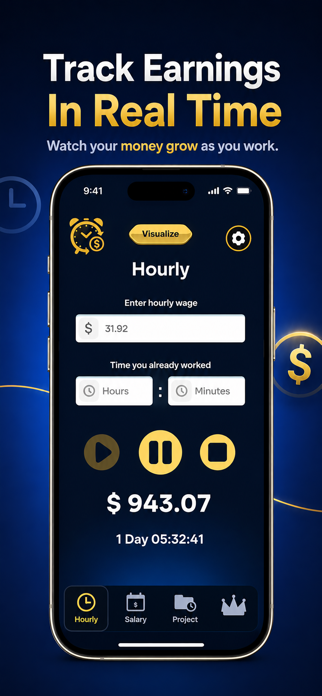 Money Clock: Pay Tracker Screenshot 1 of 6