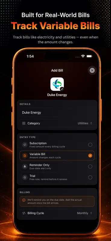 SubSenda: Subscription Tracker screenshot 6 of 9