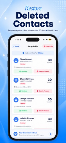 Easy Duplicate Contact Manager iPhone screenshot