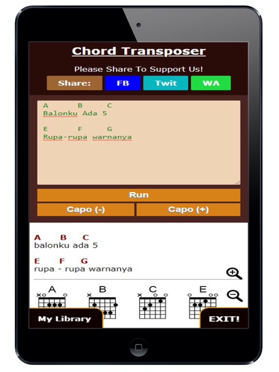 App screenshot