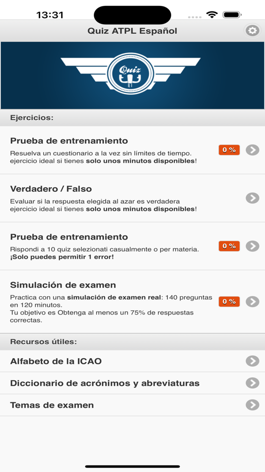 #1. Quiz ATPL Español (iOS) By: mattia guatta