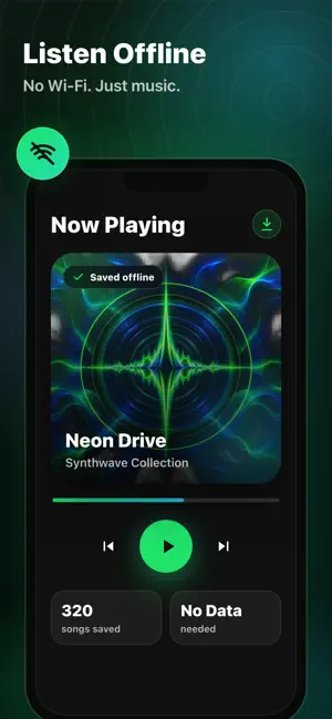 Muxora: Offline Music Player screenshot 1