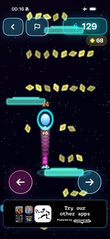 Neon Space Ball screenshot