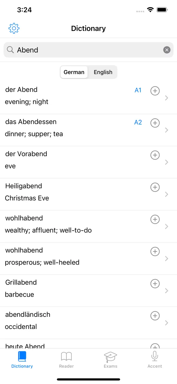 #1. German - language dictionary (iOS) Podle: Strelka Limited