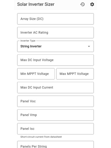 Solar Inverter iPad screenshot
