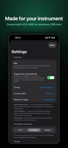 IntonationPro: Tuner & Pitch Screenshot 8 of 8