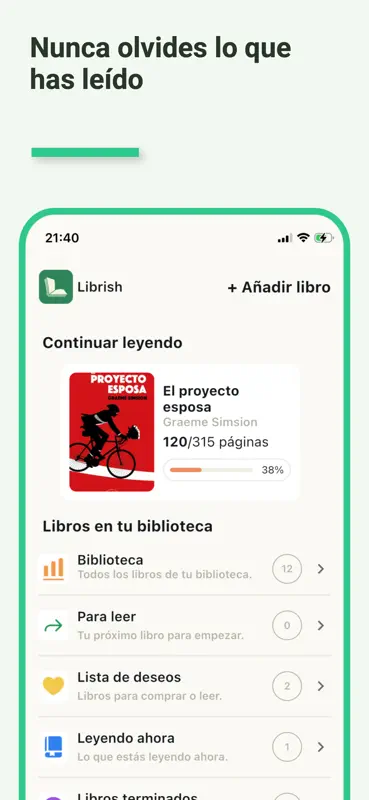 Librish: libros y lecturas screenshot 2 of 7