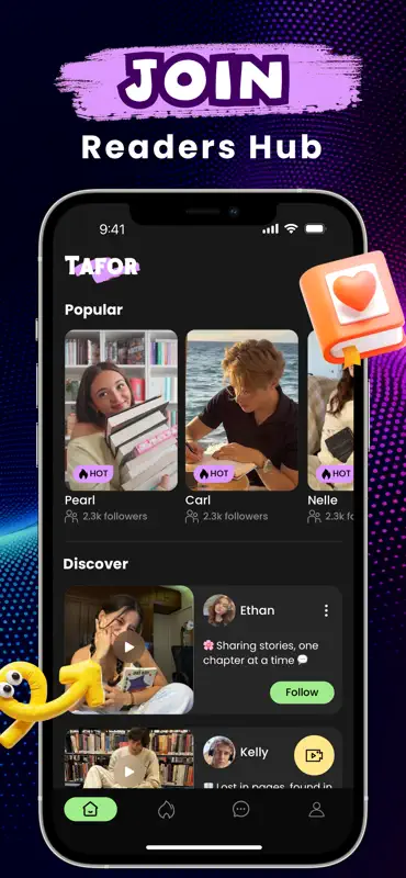 Tafor - Books & Reader Chat screenshot 1 of 4