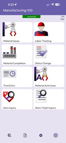 Endpoint Manufacturing100 iPhone screenshot