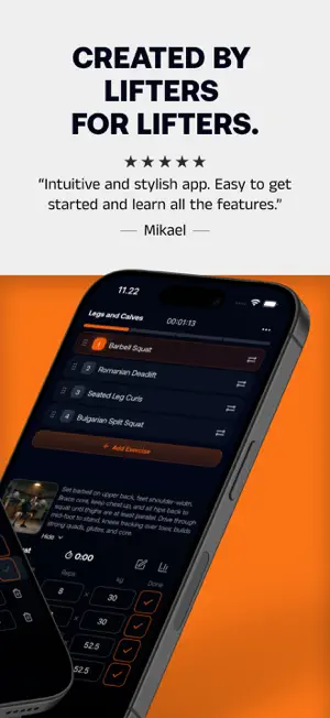 SmartReps: Gym Workout Tracker screenshot 2