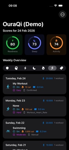 OuraQi - Your Ring In A Month Screenshot 6 of 8