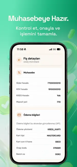 Derli: Fiş & Fatura Tarama AI screenshot 4
