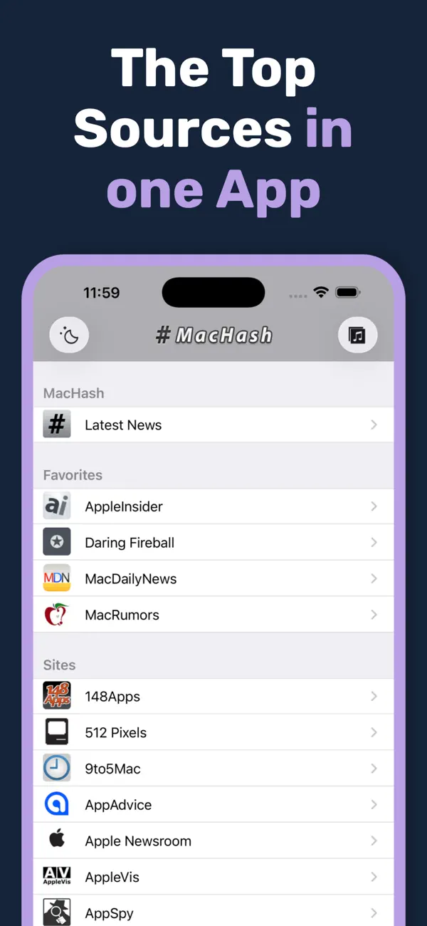 Screenshot #3 pour MacHash News