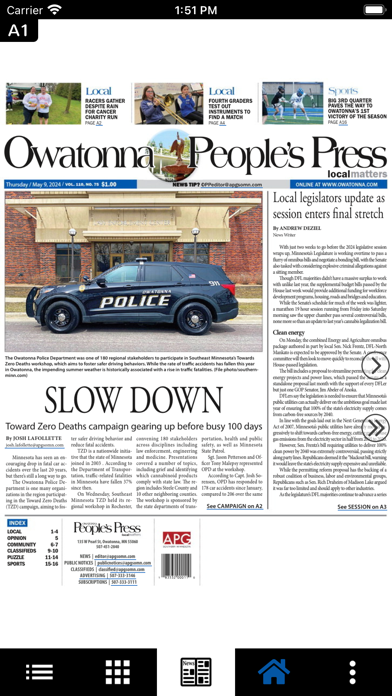 Owatonna People's Press Screenshot