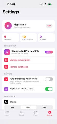 Capture MindX screenshot