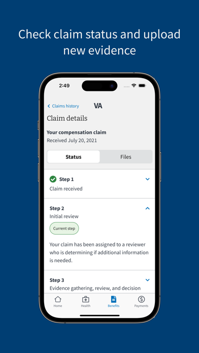 VA: Health and Benefits Screenshot