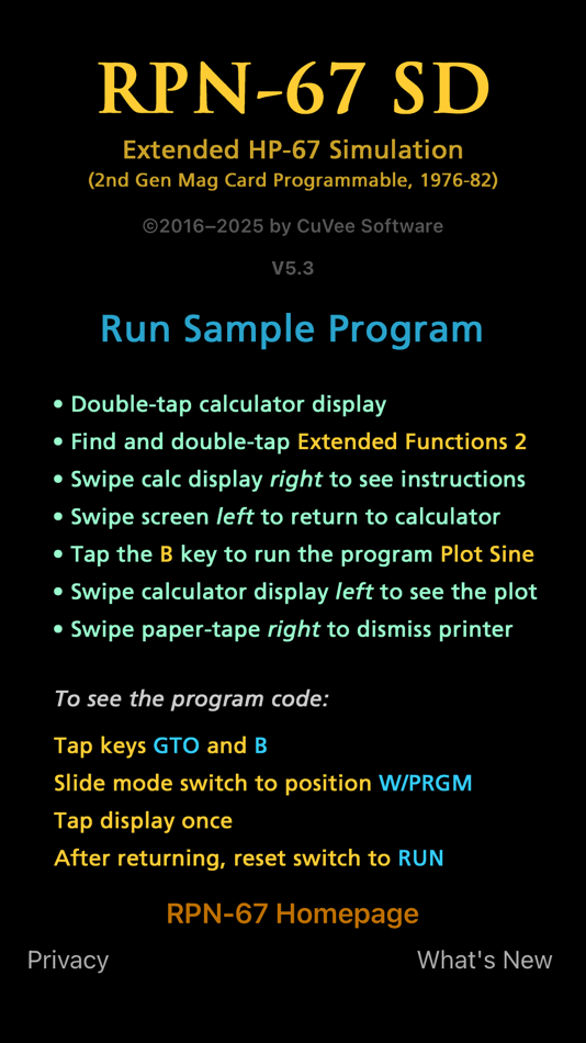 #10. RPN-67 SD (iOS) 由: CuVee Software