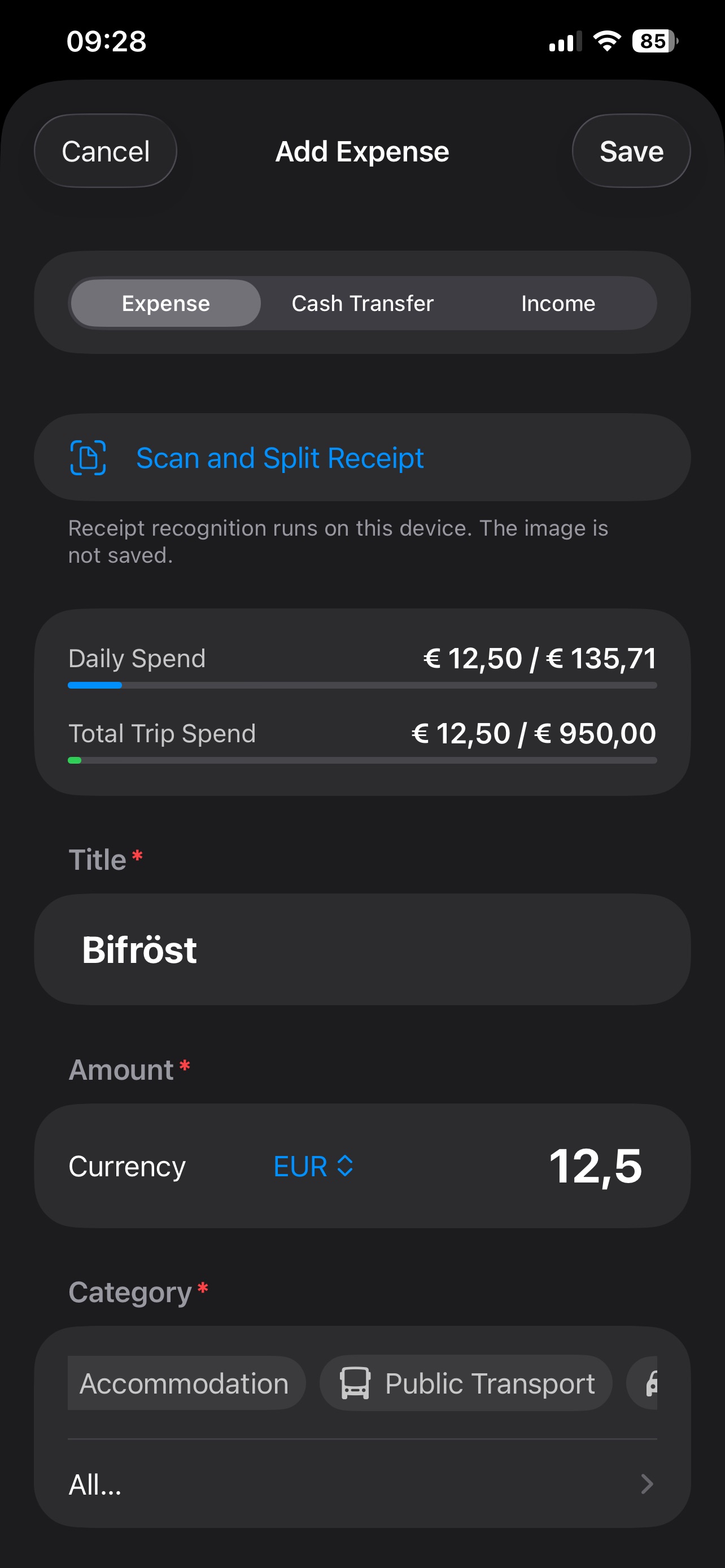 Screenshot 6 of NomadSpend: Travel Expenses