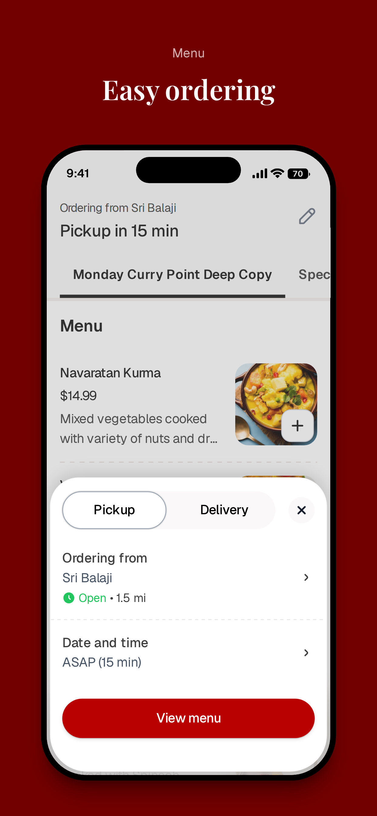 Sri Balaji To Go