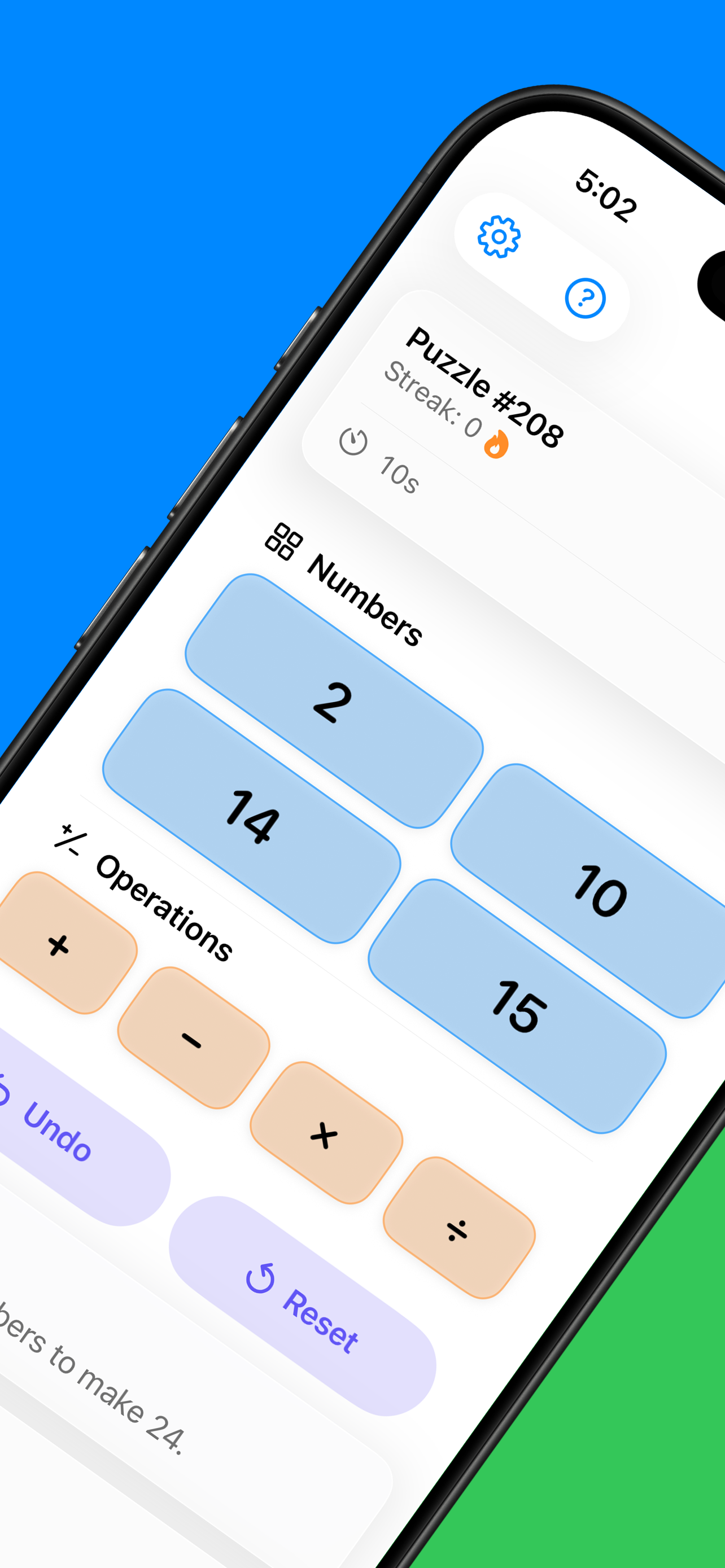 Make24: Mental Math Game screenshot 2