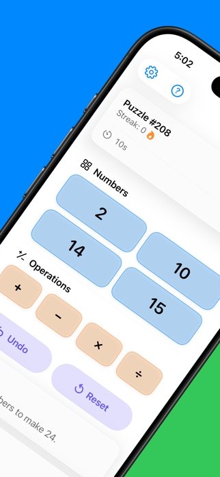 Make24: Mental Math Game Screenshot 2 of 6