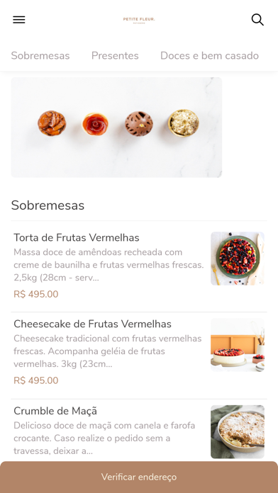Petite Fleur Patisserie Screenshot