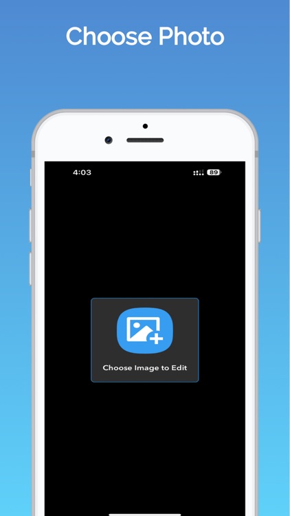 Photo editor with magnifier