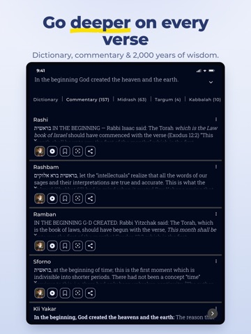Hebrew Bible Study - Torah iPad screenshot