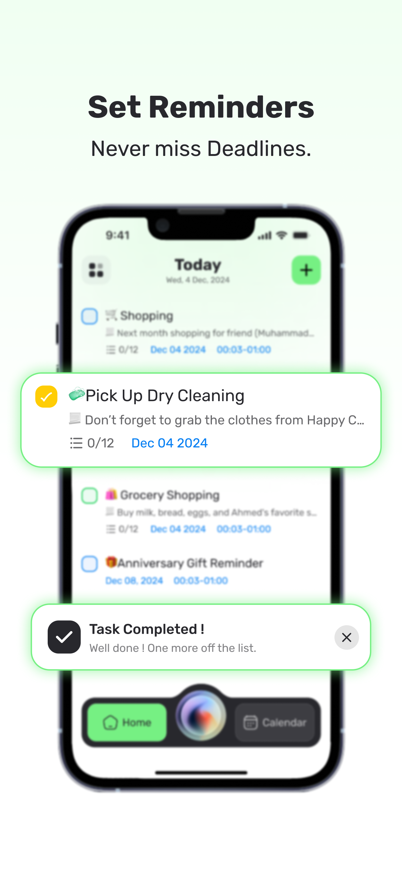 Daily Cue: Voice Note Reminder
