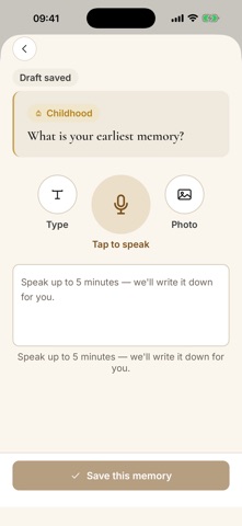 LifeLore iPhone screenshot