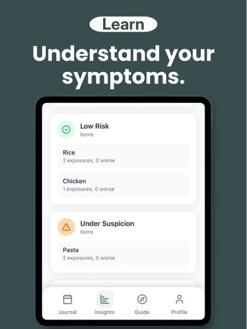Gut Health Tracker - MyGut iPad screenshot