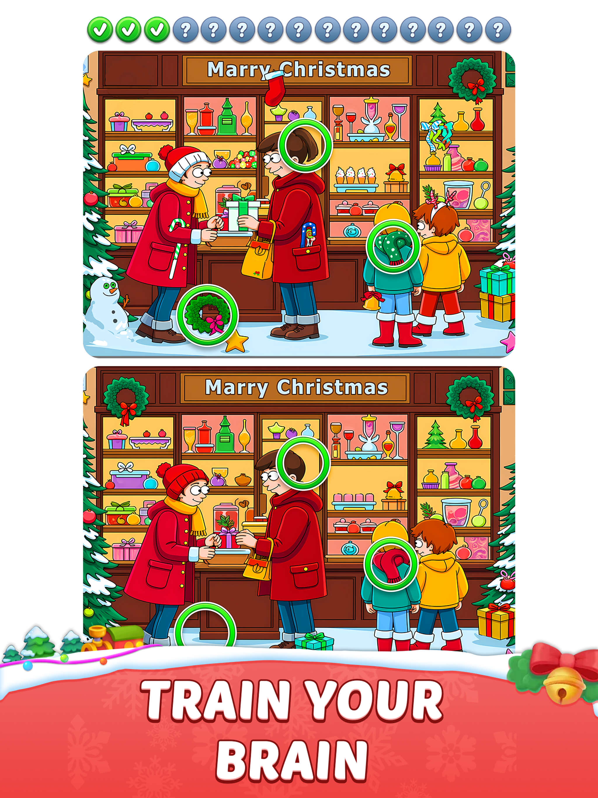 Christmas Find Differences