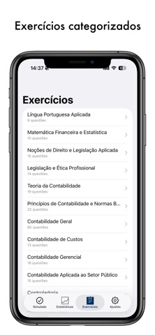 Simulado CFC - Prova Questões Screenshot 3 of 6