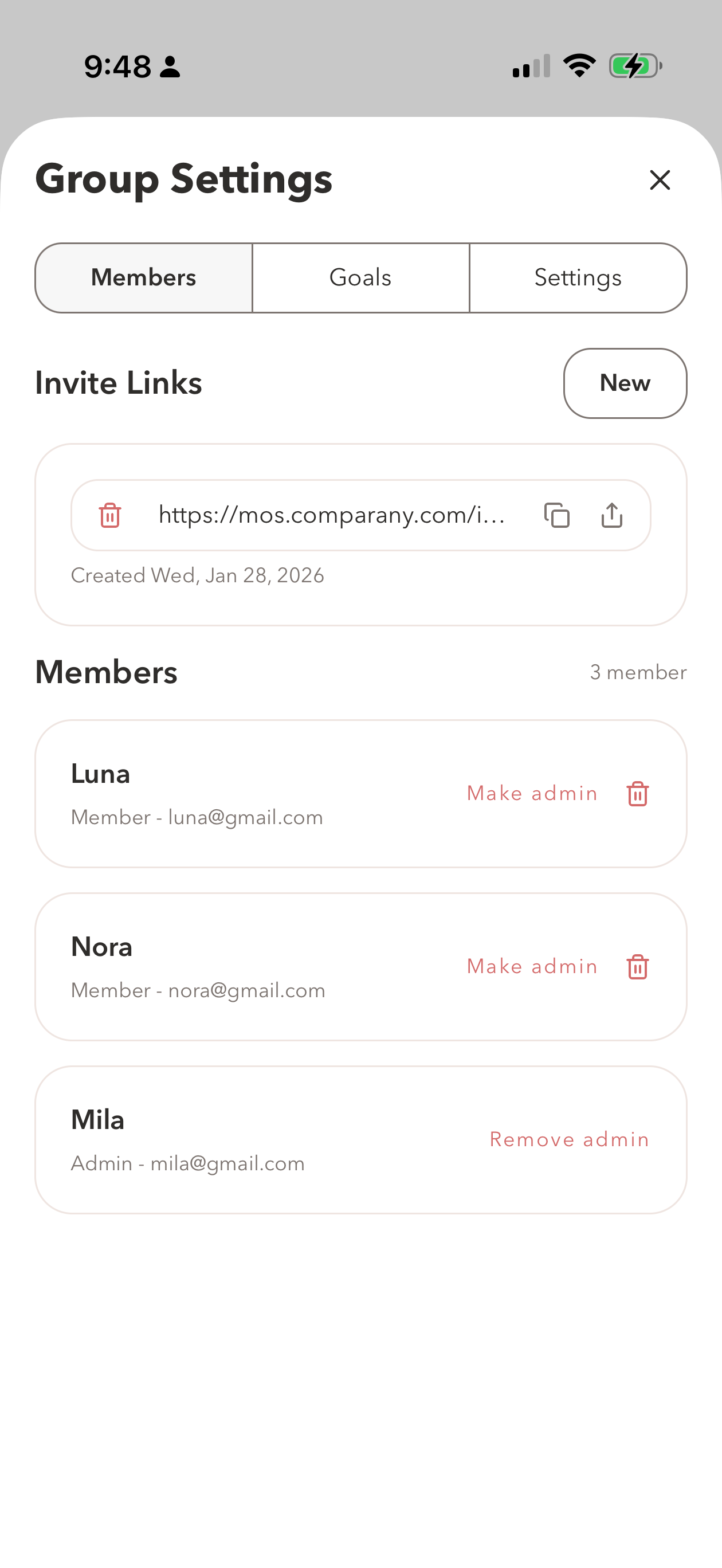 mos: group goal&habit tracker screenshot 6