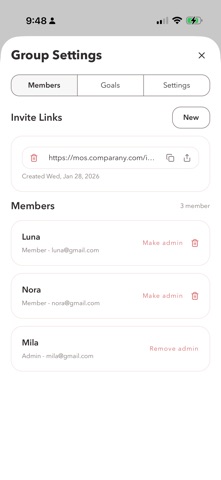 mos: group goal&habit tracker Screenshot 6 of 10
