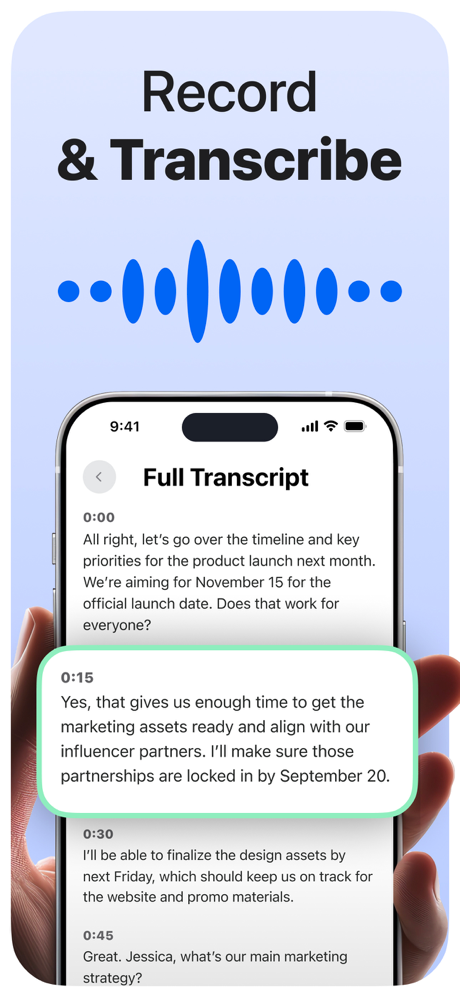 Echo – AI Meeting Note Taker screenshot 2