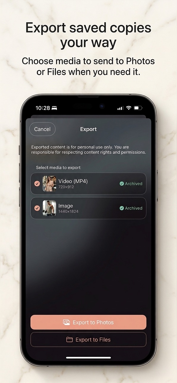 iPhone screenshot