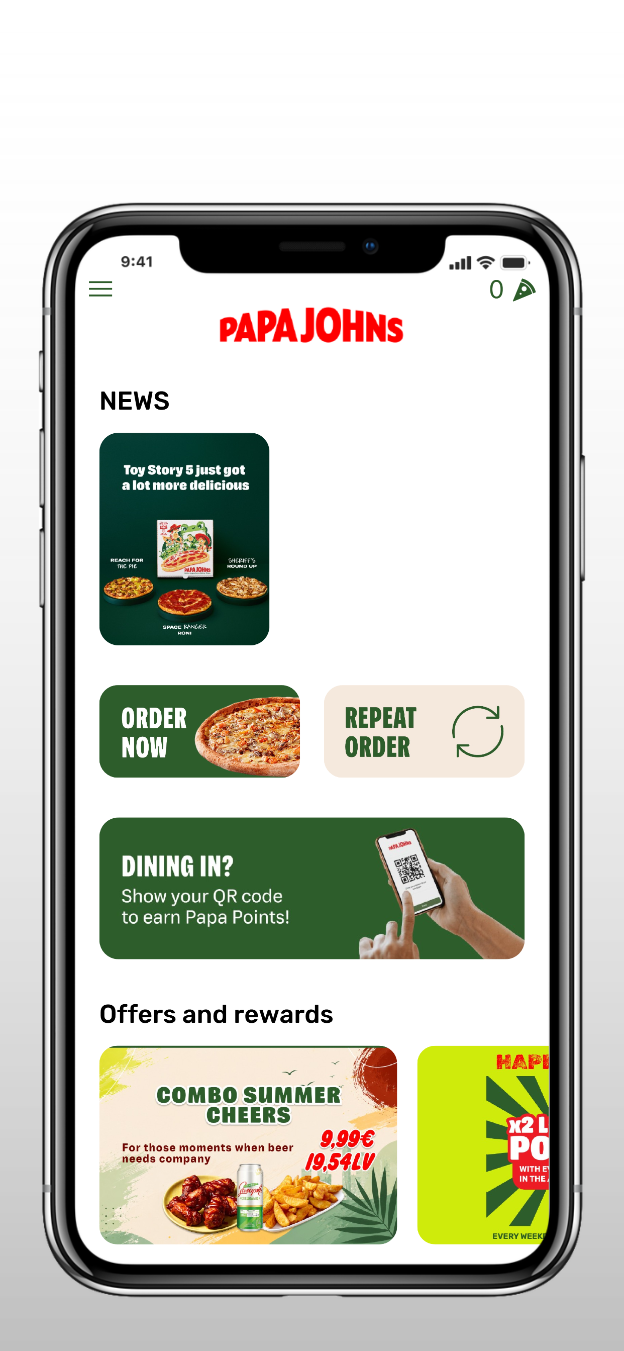 Papa Johns Bulgaria screenshot 2