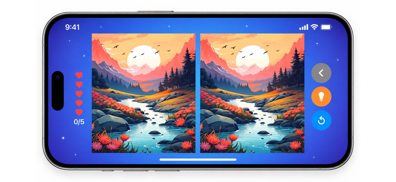 Screenshot 5 of Find 5 Differences, 100 Levels