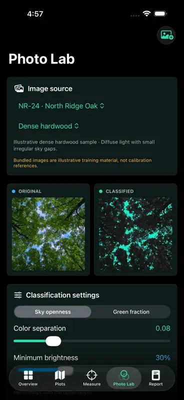 Canopyplot: Canopy Cover screenshot 4 of 5