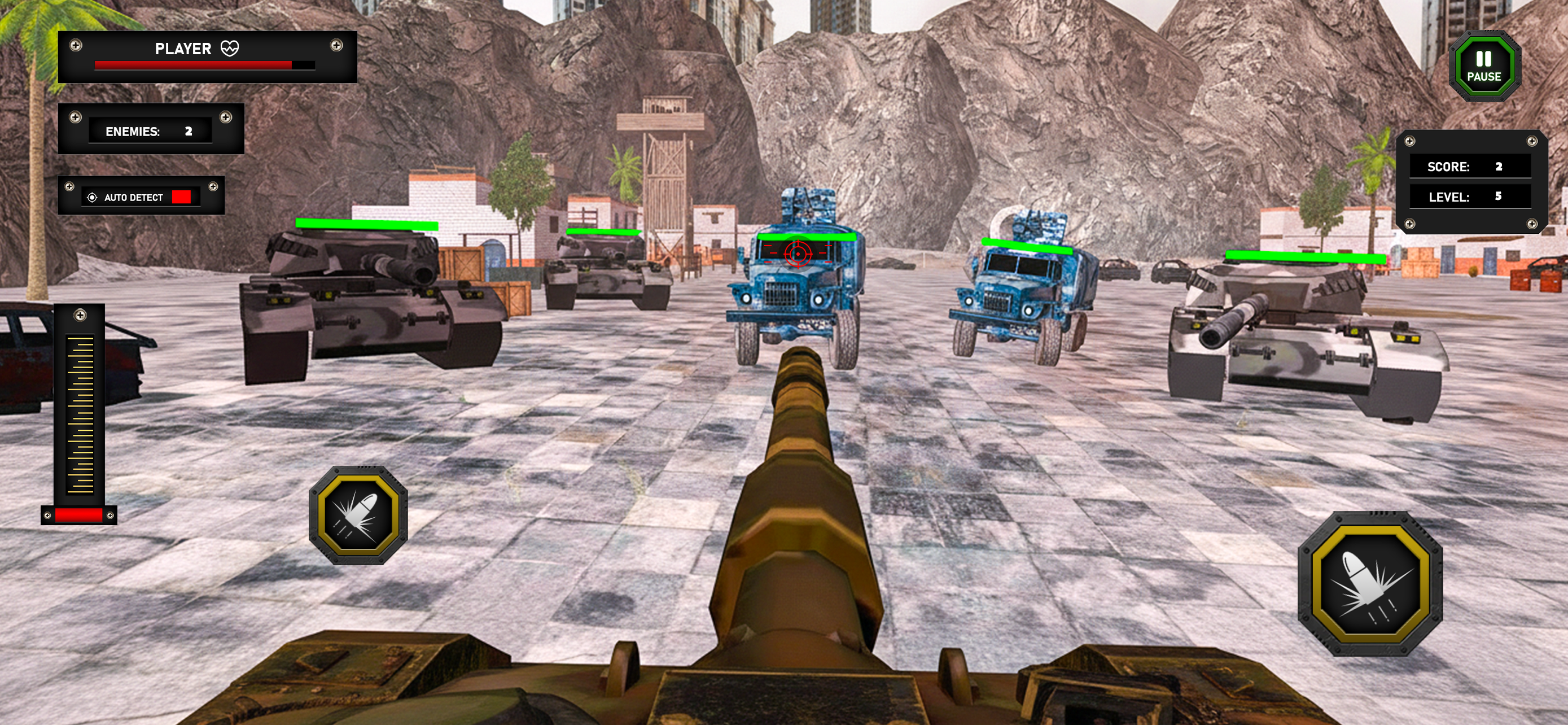 World War Tank Shooting Game