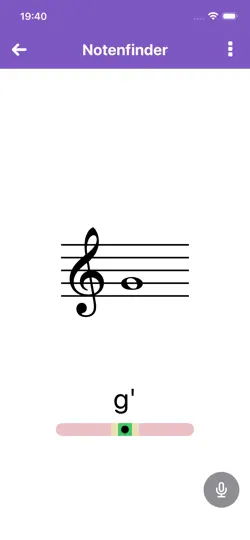 Screenshot von Noten Lesen - Schneller Lesen auf dem iPhone 5