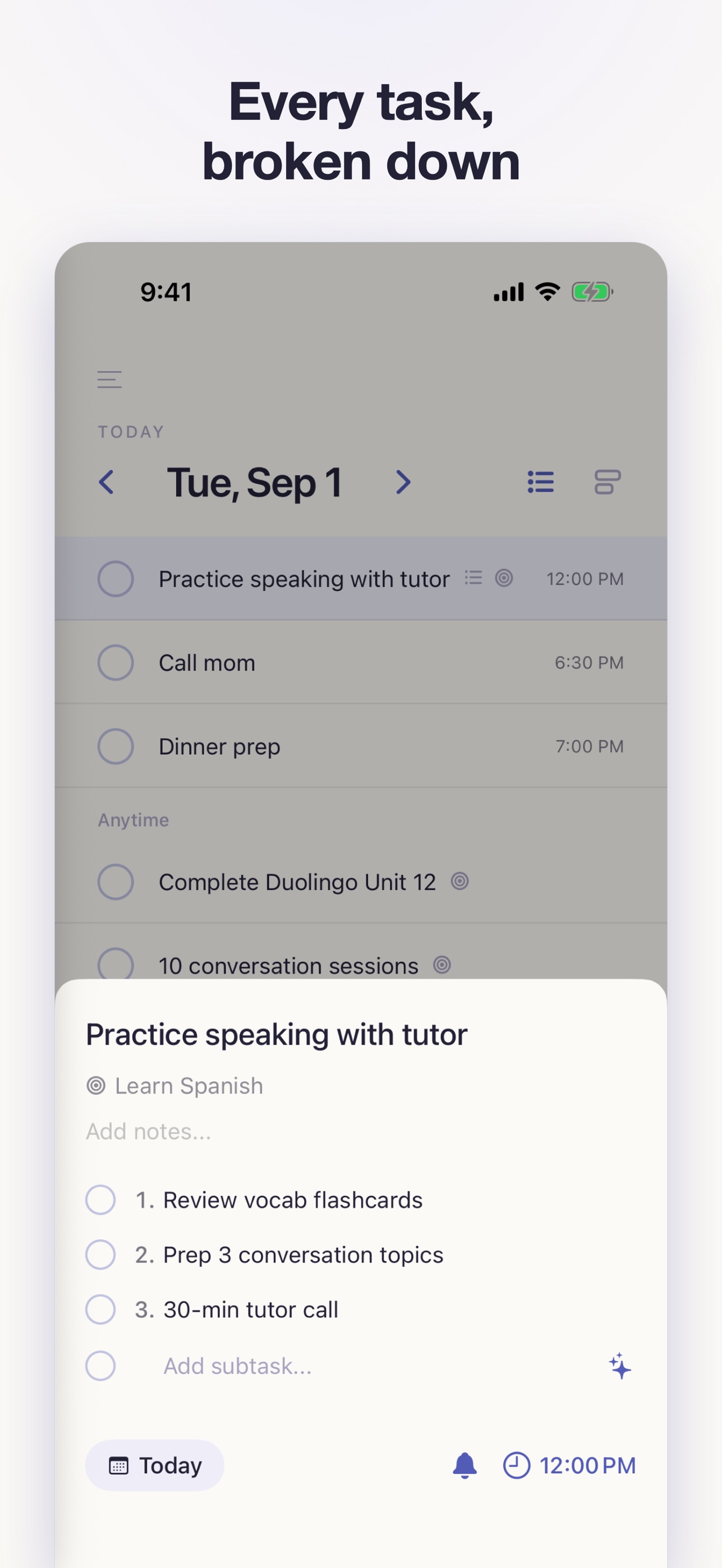 Screenshot 6 of Luna: Plan your day by talking