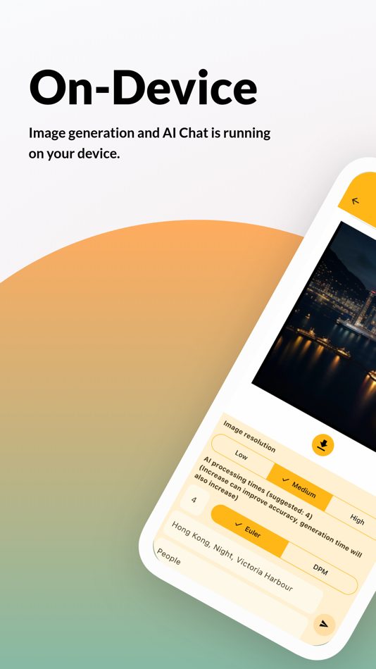 #1. ChatToGO - On-Device Gen AI (iOS) Podle: YIU WING NG