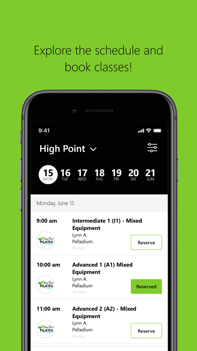 Deep River Pilates iPhone screenshot 3 - Health & Fitness app
