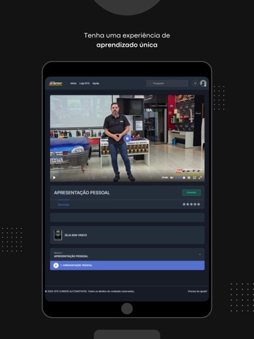 GTS CURSOS AUTOMOTIVOS iPad screenshot