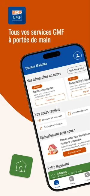 GMF Mobile - Vos assurances iPhone screenshot 1