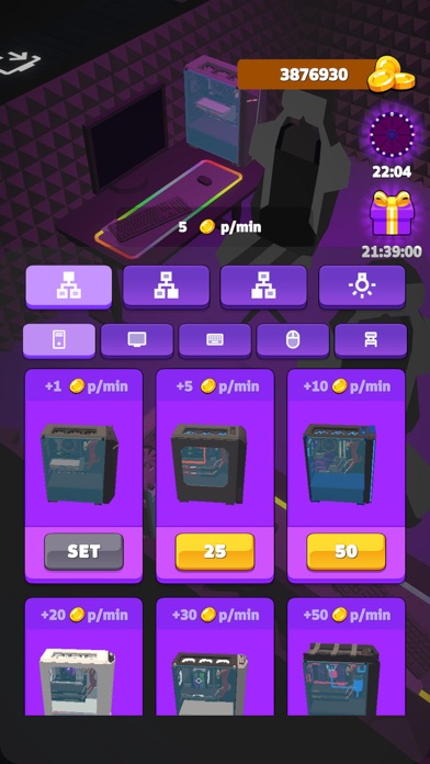 Idle Gaming Club - Tycoon Screenshot