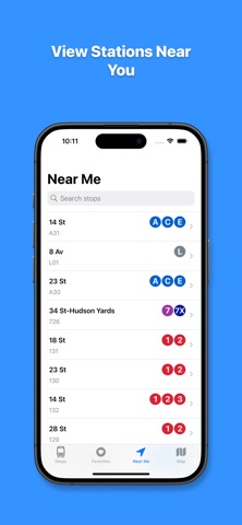 NYC Subway: MTA Tracker iPhone screenshot