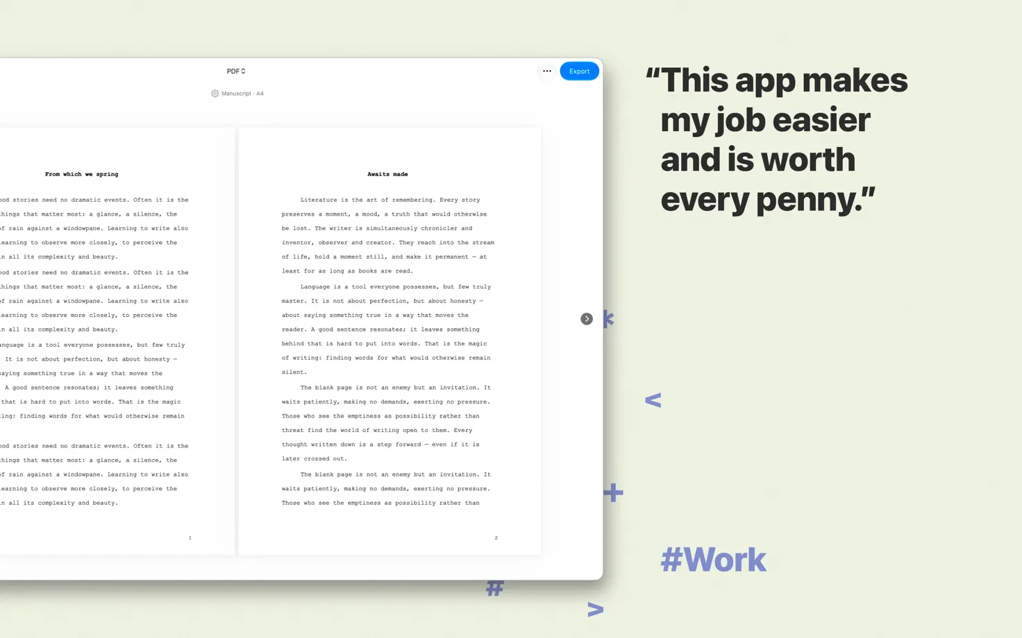 Ulysses, App Store screenshot 6